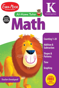 At-Home Tutor: Math, Kindergarten Workbook