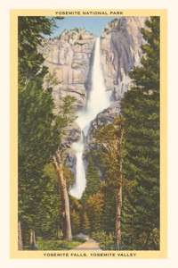 Vintage Journal Yosemite Falls, California