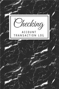 Checking Account Transaction Log