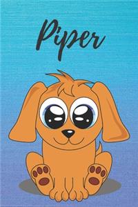 Piper dog coloring book / notebook / journal / diary