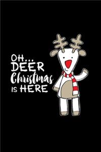 Oh deer christmas is here