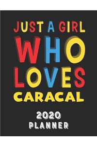 Just A Girl Who Loves Caracal 2020 Planner