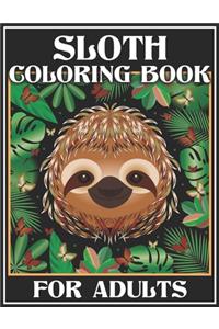 Sloth Coloring Book for Adults