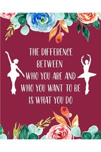 The Difference Between Who You Are and Who You Want to Be Is What You Do