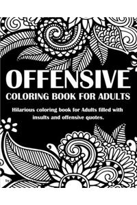 Offensive Coloring Book For Adults