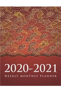 Weekly Monthly Planner 2020-2021