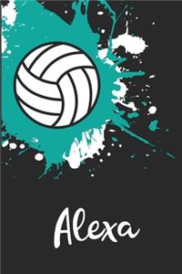 Alexa Volleyball Notebook