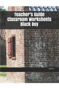 Teacher's Guide Classroom Worksheets Black Boy