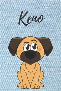 Keno Hund-Malbuch / Notizbuch Tagebuch