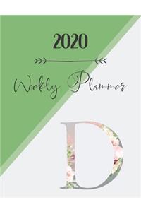 2020 Weekly Planner D