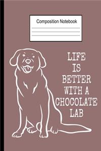 Life Is Better With A Chocolate Lab