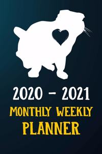 2020 2021 Monthly Weekly Planner