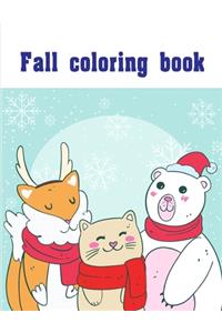 Fall coloring book