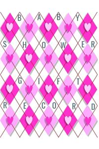 Baby Shower Gift Record