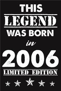 This Legend Was Born In 2006