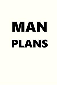 2020 Daily Planner For Men Man Plans Black Font White Design 388 Pages