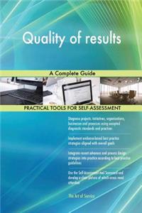 Quality of results