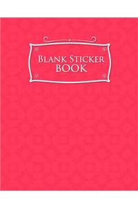 Blank Sticker Book