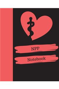 NPP Notebook: Nurse Practitioner, Psychiatric Notebook Gift - 120 Pages Ruled With Personalized Cover