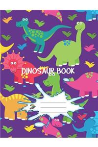 Dinosaur Book: Wide Ruled Composition Book Awesome Dinosaur Writing Journal For Boys And Girls Primary And Elementary School Lined Exercise Notebook Writing Notebo