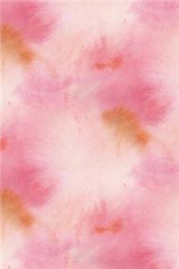 2019 Weekly Planner Pretty Pink Watercolor 134 Pages
