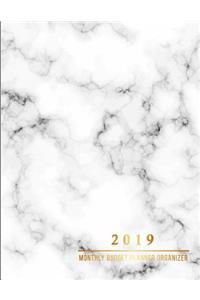 2019 Monthly Budget Planner Organizer