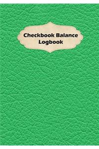 Checkbook Balance Logbook