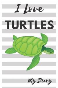 I Love Turtles My Diary