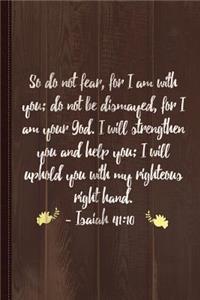 Isaiah 4110 Bible Journal Notebook