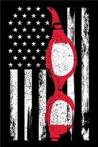 Swimming USA American Flag
