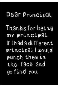 Dear Principal, Thanks for Being My Principal