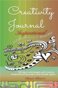 Creativity Journal Adult Maze & Doodle Inspirational