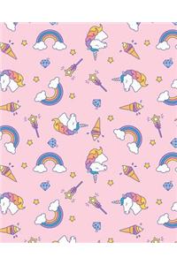 Dot Grid Journal Unicorn 5mm Grid
