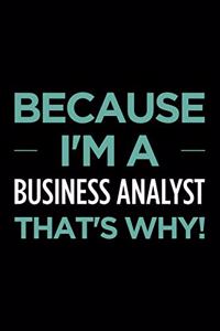 Because I'm a Business Analyst That's Why