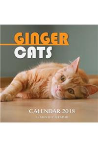 Ginger Cats Calendar 2018