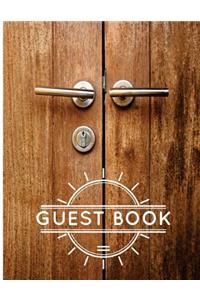 Guest Book: For AirBnB, Vacation Rentals, Carbin, Hotel, Lake House 8.5x11" 151Pages