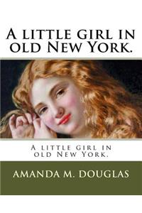 little girl in old New York.