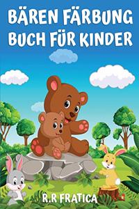 Bären Färbung Buch für Kinder