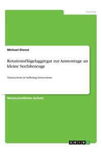 Rotationsflügelaggregat zur Anmontage an kleine Seefahrzeuge