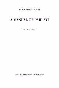 Manual of Pahlavi