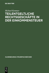 Teilentgeltliche Rechtsgeschäfte in Der Einkommensteuer