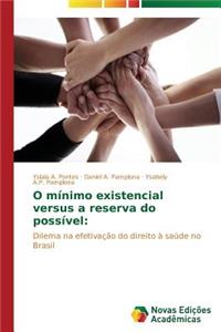 O mínimo existencial versus a reserva do possível