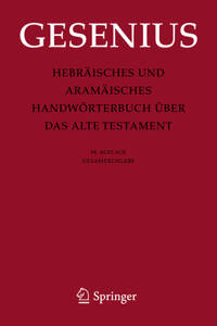 Hebräisches Und Aramäisches Handwörterbuch Über Das Alte Testament
