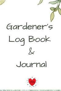 Gardener's Log Book & Journal