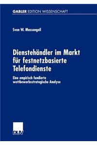 Dienstehändler Im Markt Für Festnetzbasierte Telefondienste