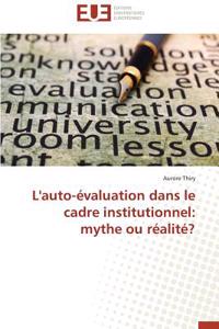 L'Auto-Évaluation Dans Le Cadre Institutionnel