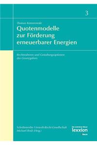 Quotenmodelle Zur Forderung Erneuerbarer Energien