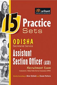 15 Practice Sets - ODISHA Assistant Section Officer (ASO) Recruitment Exam