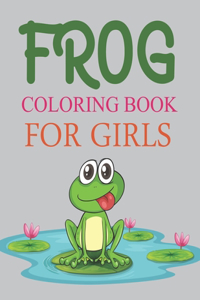 Frog Coloring Book For Girls