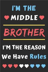 I'm The Middle Brother I'm the Reason We Have Rules